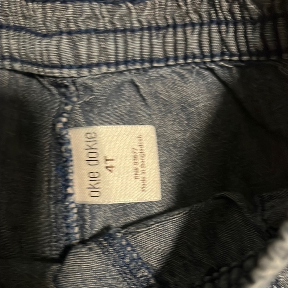 Okie Dokie Denim Blue Shorts - Picture 2 of 3